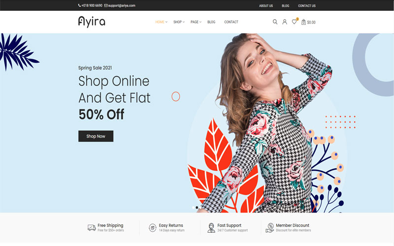 Mẫu thiết kế website hiện đại